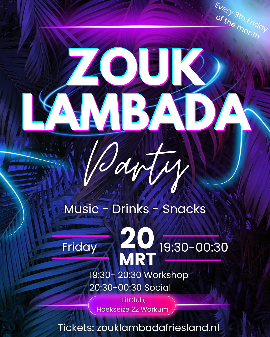 Zouk & Lambada Friday Night!